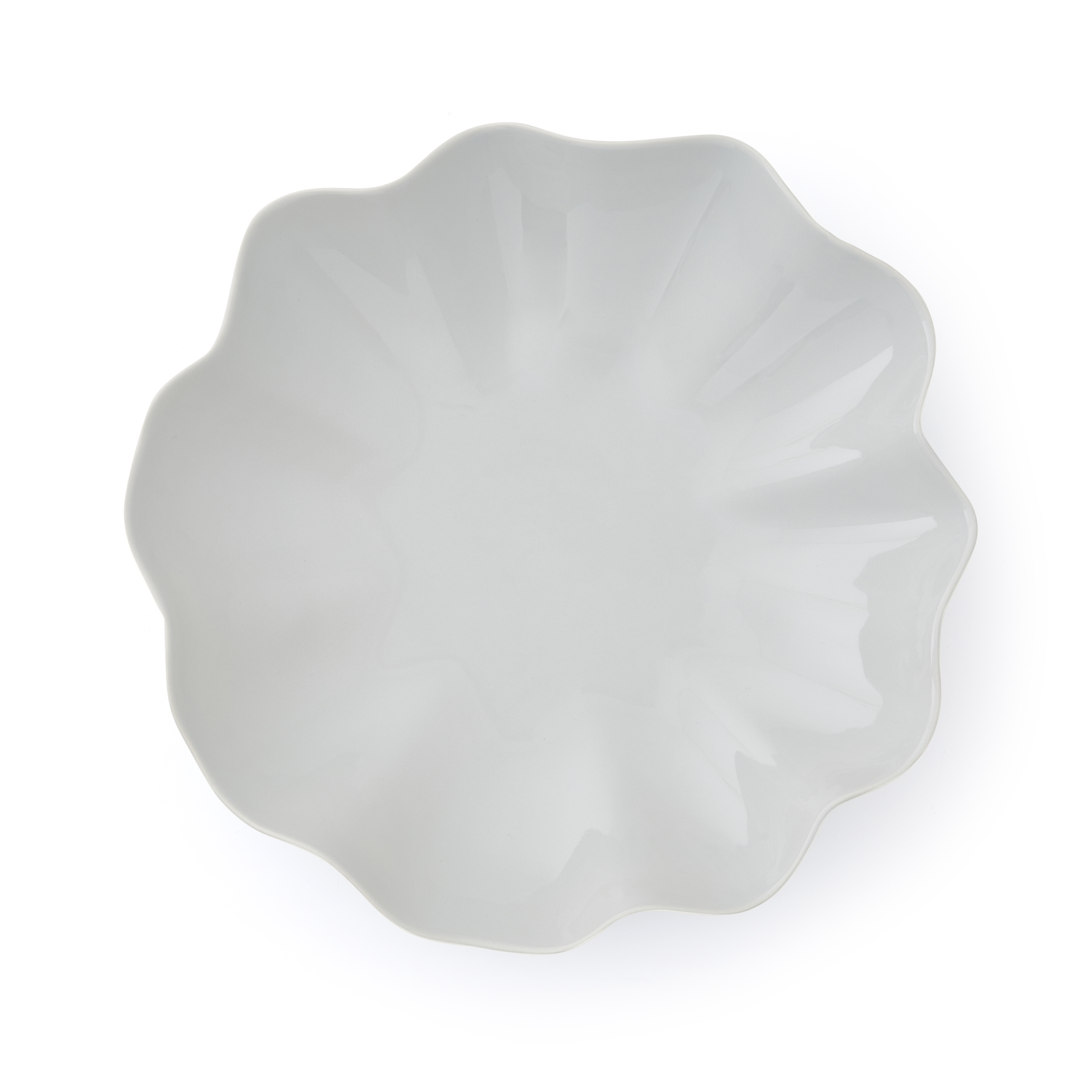 Sophie Conran Floret Large Serving Bowl-Dove Grey image number null